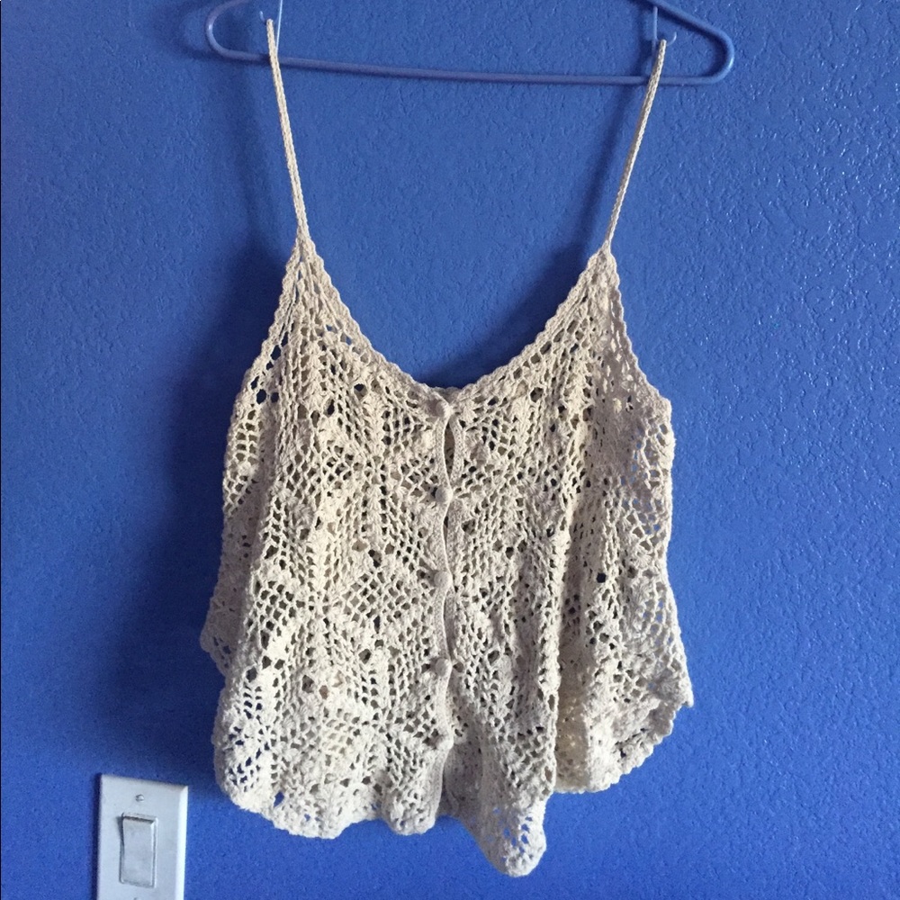 F21 Crochet Top