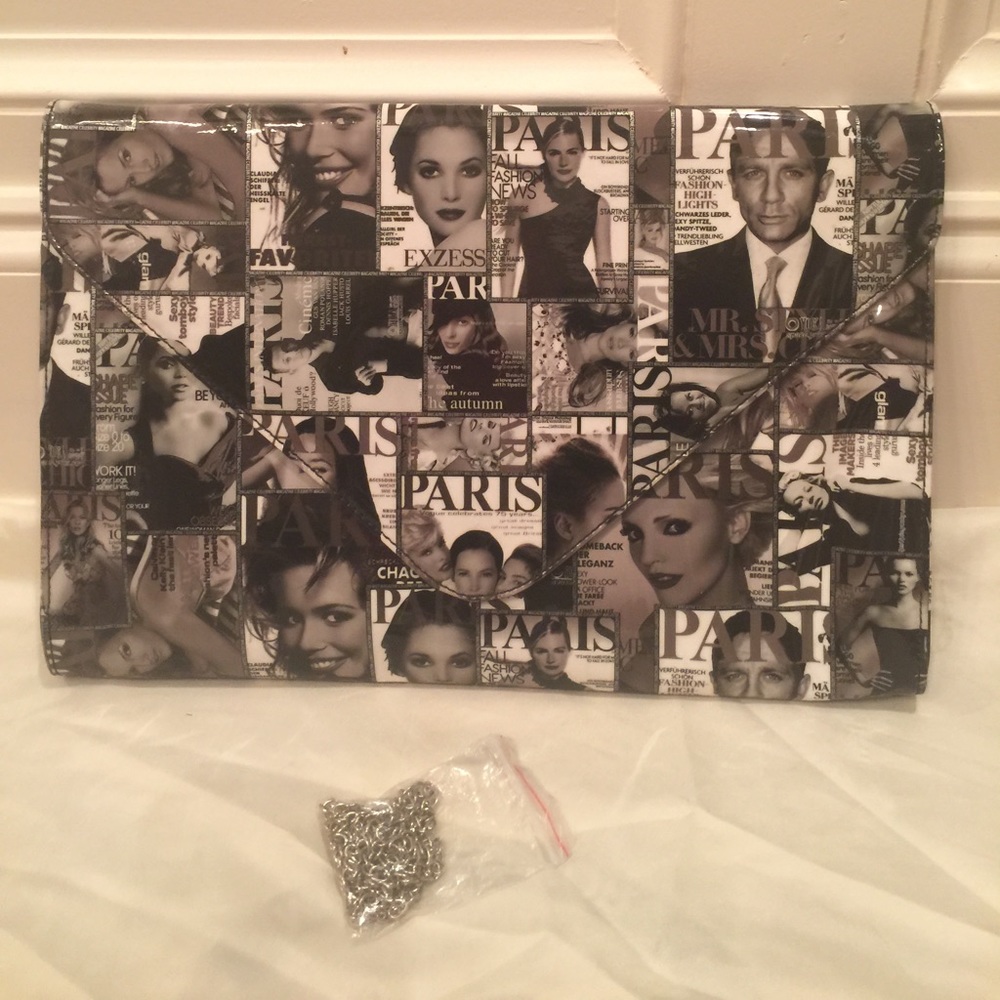 Clutch Black and White