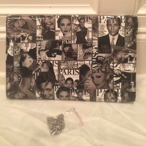 Clutch Black and White