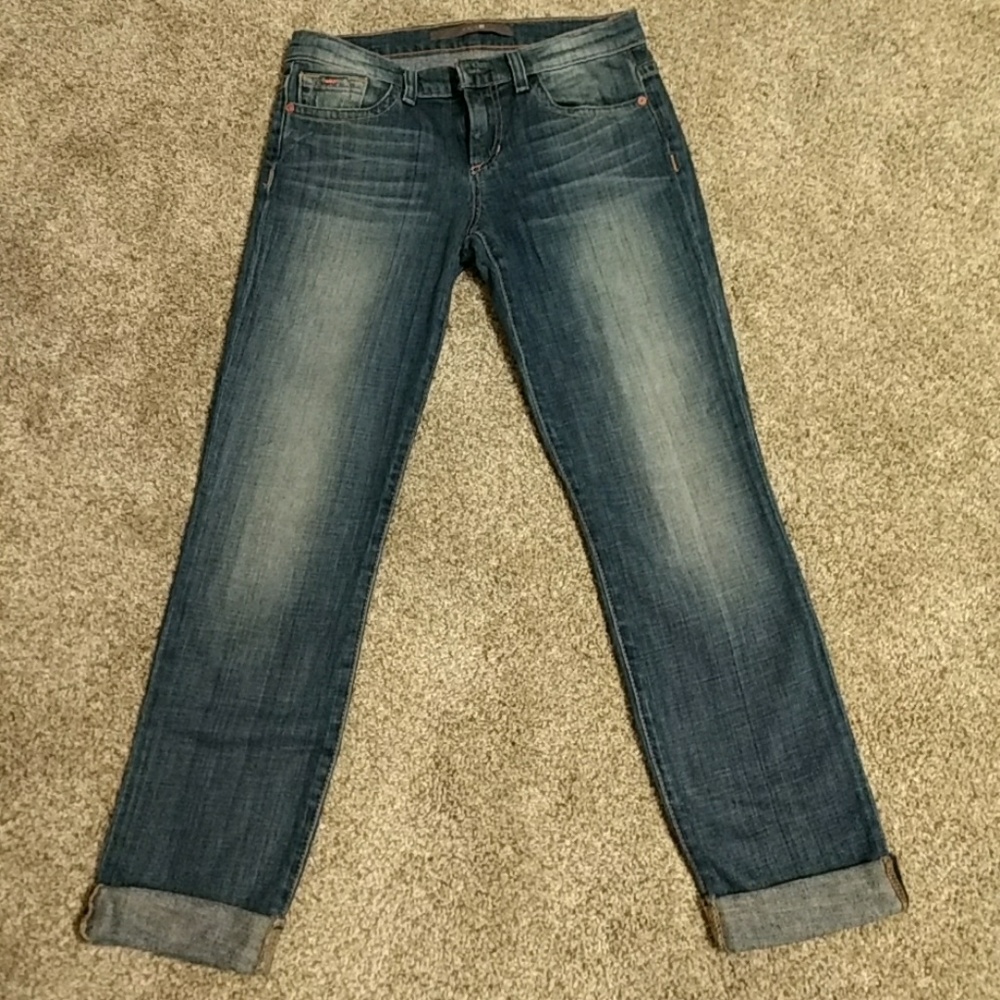 Joes Jeans cuffed Cigarette jeans 25