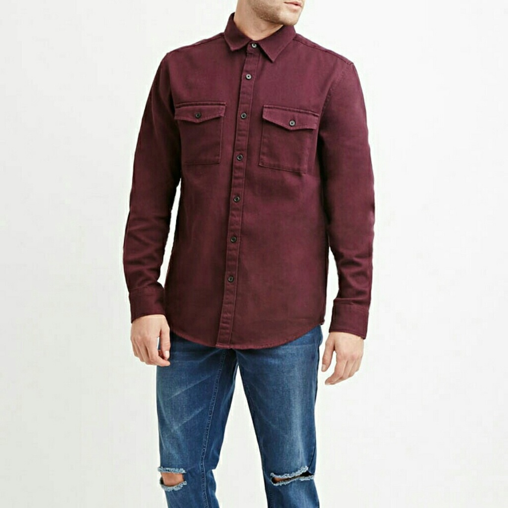 H&M Twill Cotton Super Soft Men's/Boy's Shirt XL