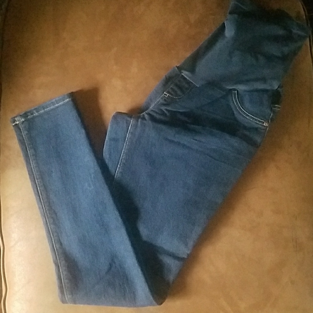 Blue Indigo Skinny Maternity Jeans