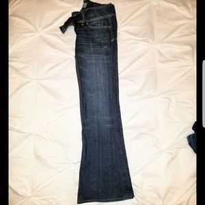 Express REROCK Flared Jeans Size 6/28