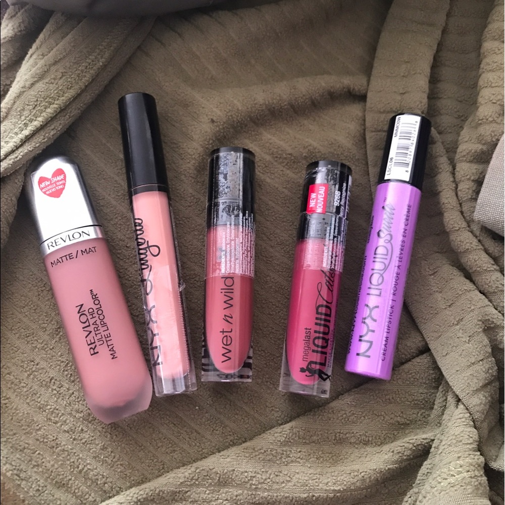 Drugstore liquid lipsticks