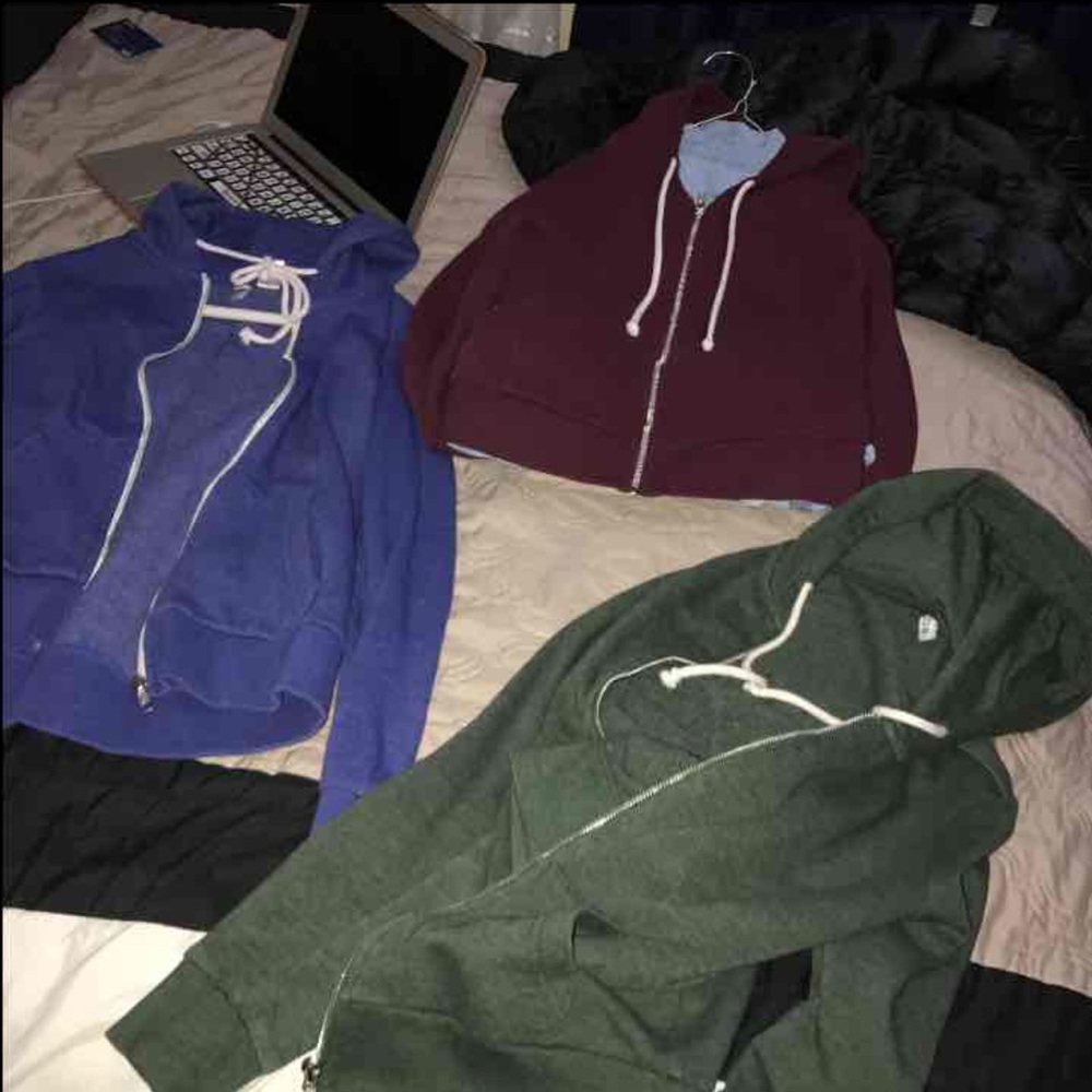 Burg/Olive Green/Blue H&M Sweaters Set