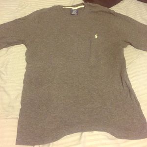 Ralph Lauren polo thermal color grey size M