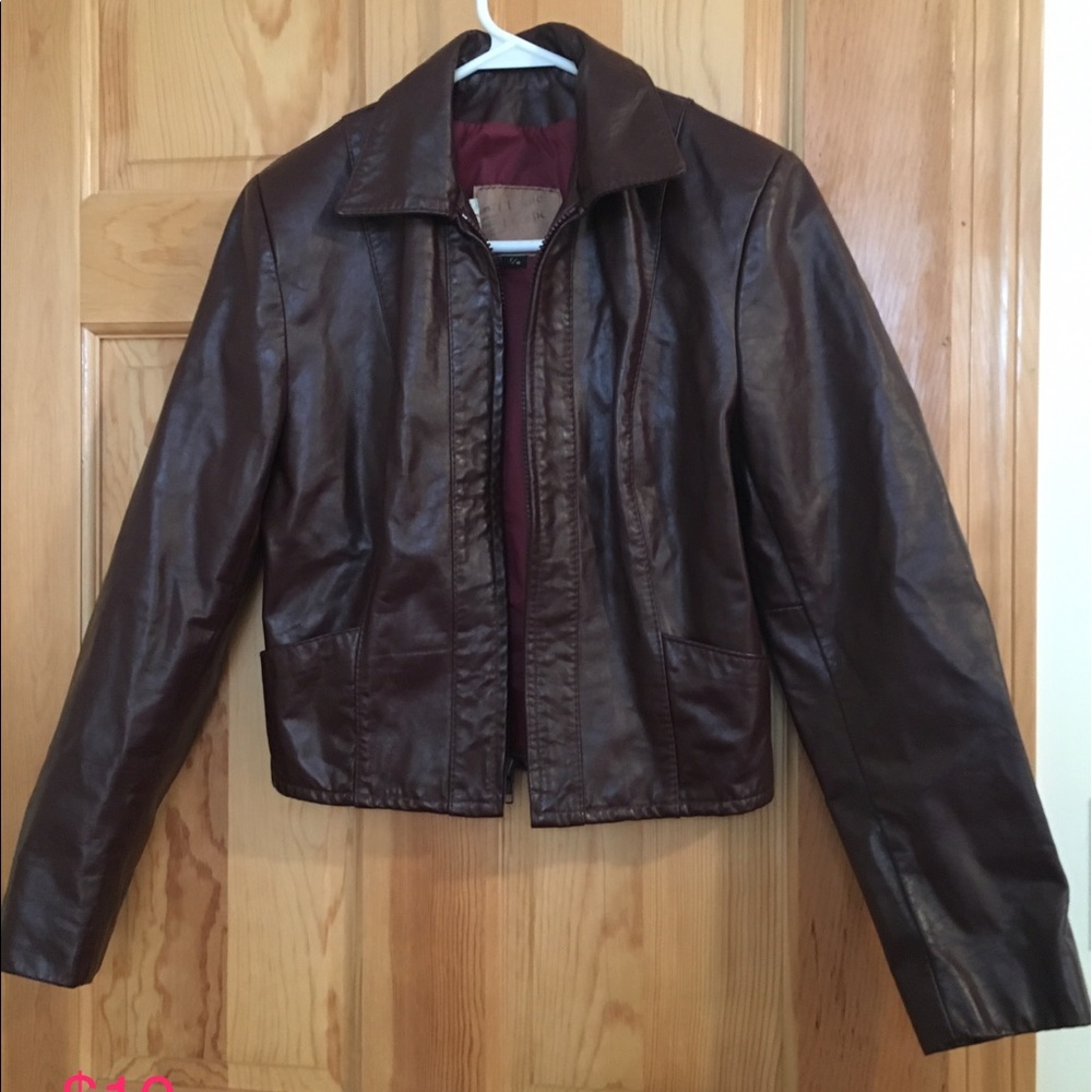 Leather jacket