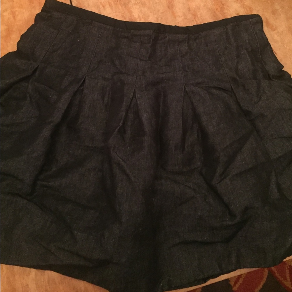 Gap dark chambray skirt