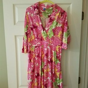 Lilly pulitzer dress sz med perfect fun derby dres