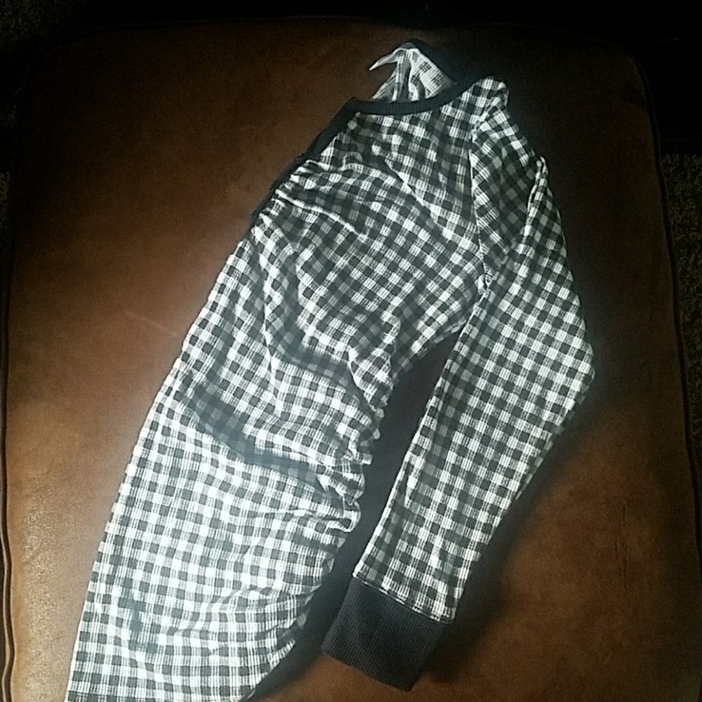 Motherhood Maternity Checkered black/white  Top