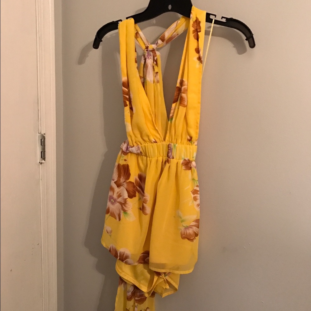 Yellow romper