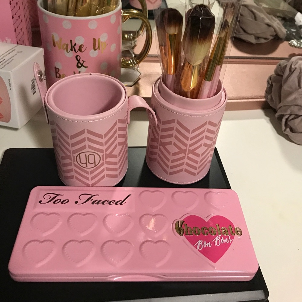 Too Faced Bon Bons Palette & Bh Cosmetics Brushes