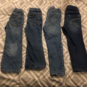 🌟4 Pair Bundle of 3T Jeans EUC🌟