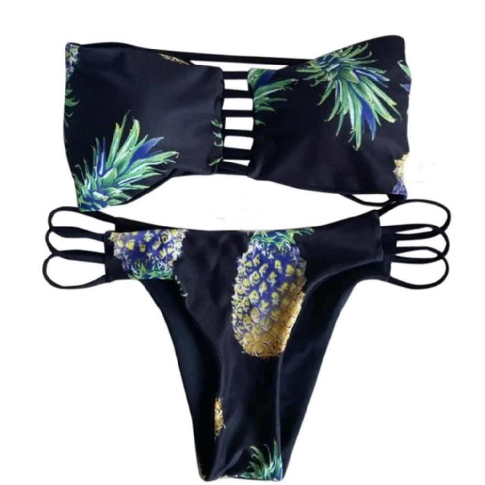 🍍☀️Reversible Pineapple Bikini - Picture 4 of 7