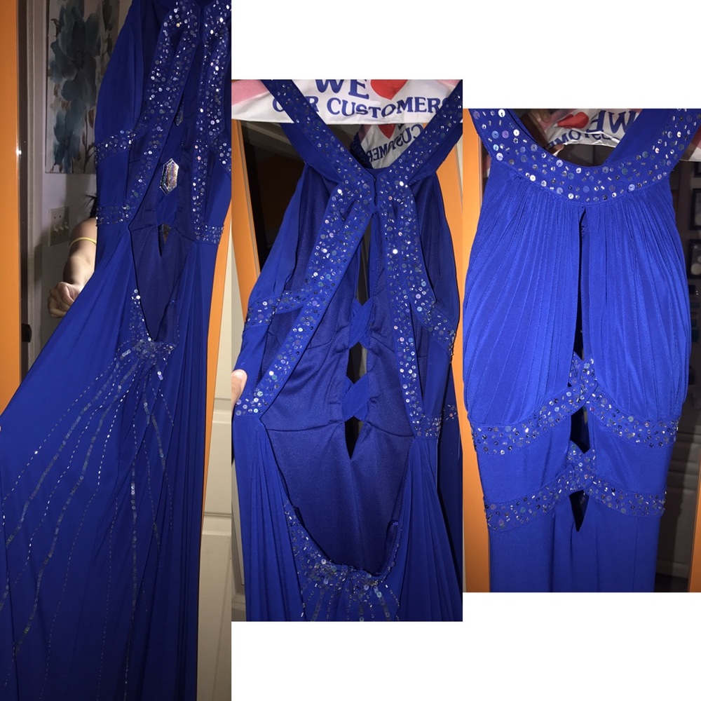 Navy blue dress