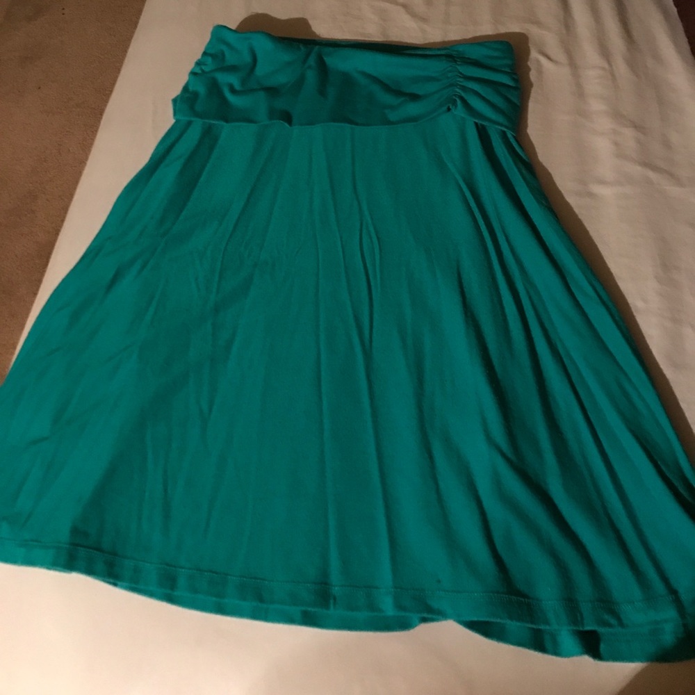 Old Navy teal hip banded skirt