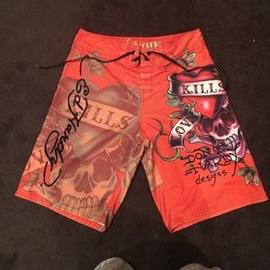 Ed hardy bathing suit