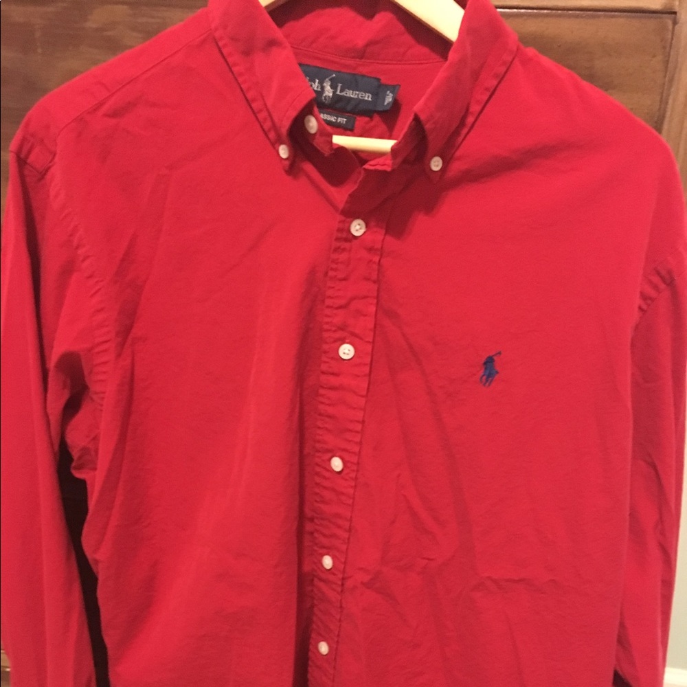 Men Ralph Lauren button up shirt