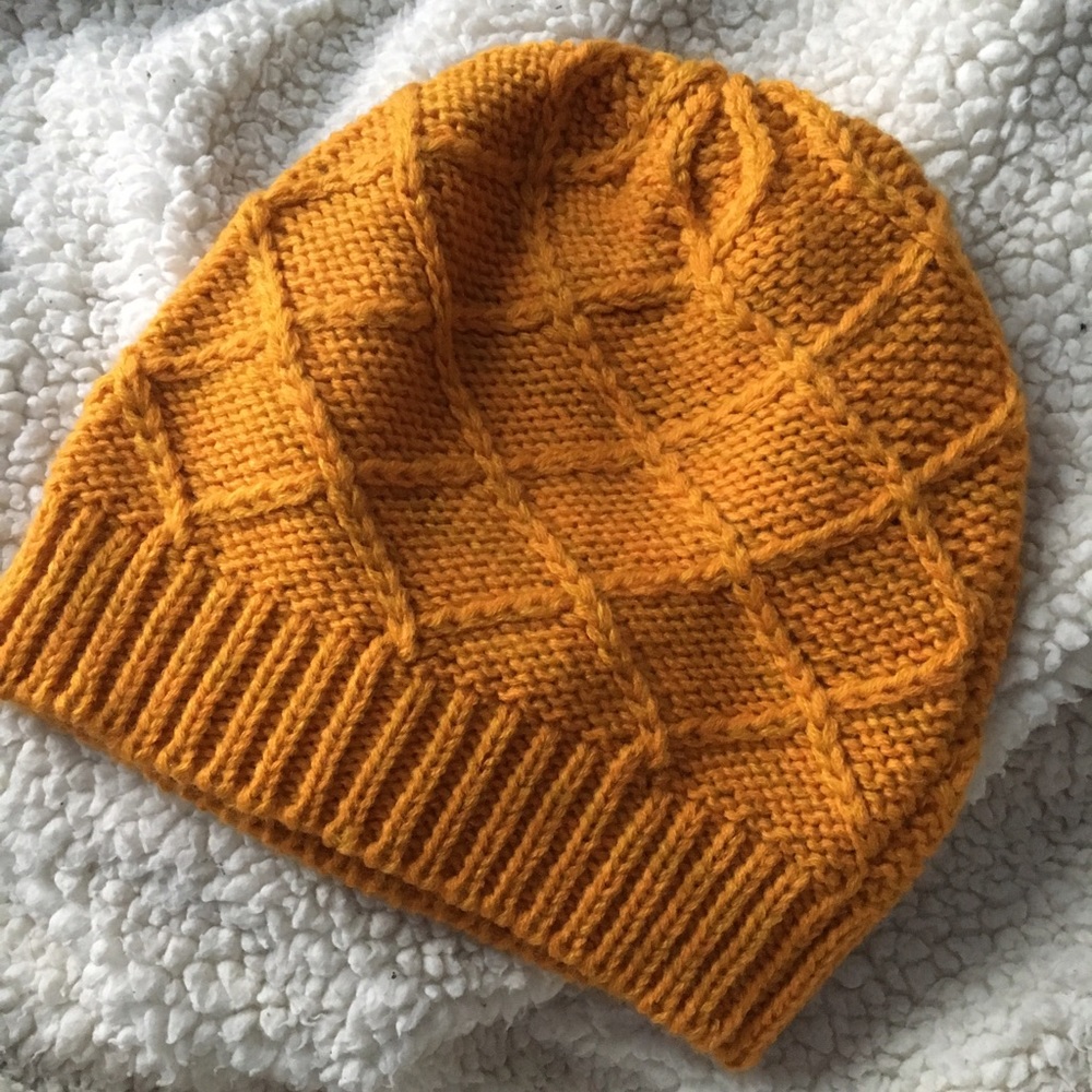 Forever 21 mustard yellow hat