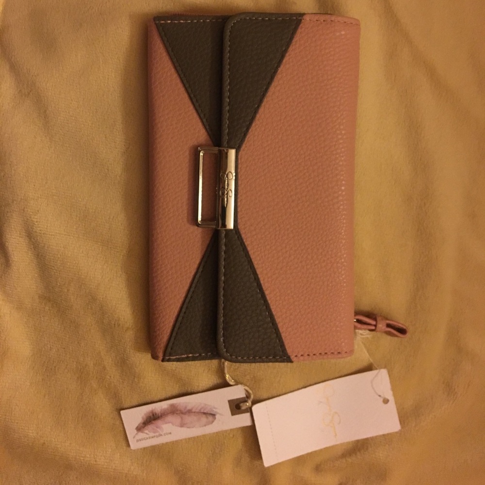 Jessica Simpson ROSE/SLATE Women's Wallet/Clutch