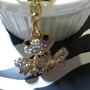 Crystal frog keyring