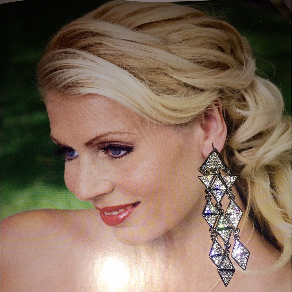 Crystal Deco style earrings