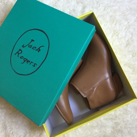 NWT [Jack Rogers] Cognac Bailee Boots - 8 - Picture 8 of 8