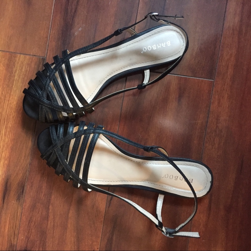 Strappy Black Sandals