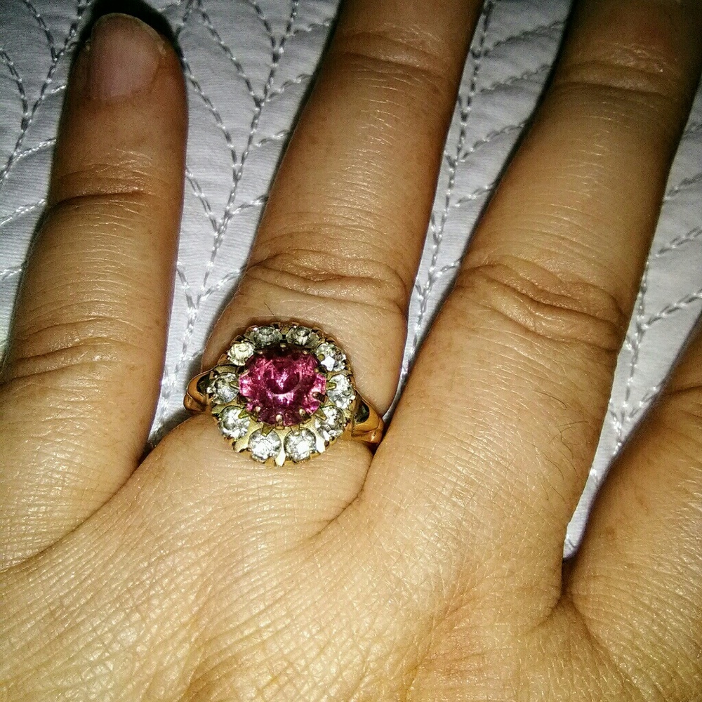 🖤14K gold antique ring engagement🖤 - Picture 1 of 7