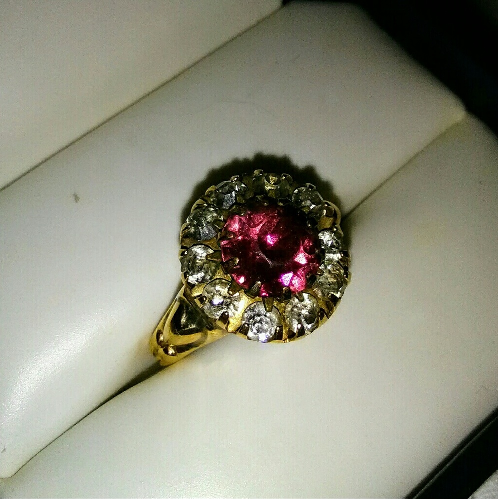 🖤14K gold antique ring engagement🖤 - Picture 2 of 7