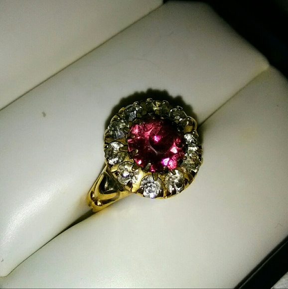 🖤14K gold antique ring engagement🖤 - Picture 2 of 7