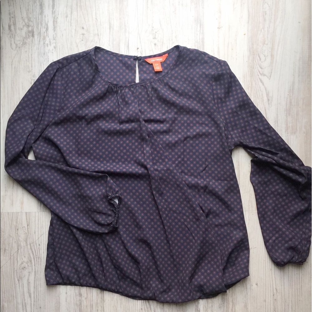 Navy blouse