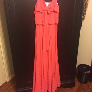 Coral Maxi Dress