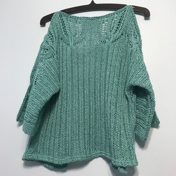 SOLD Katmai Aqua knit top. Size xs. - Picture 2 of 7