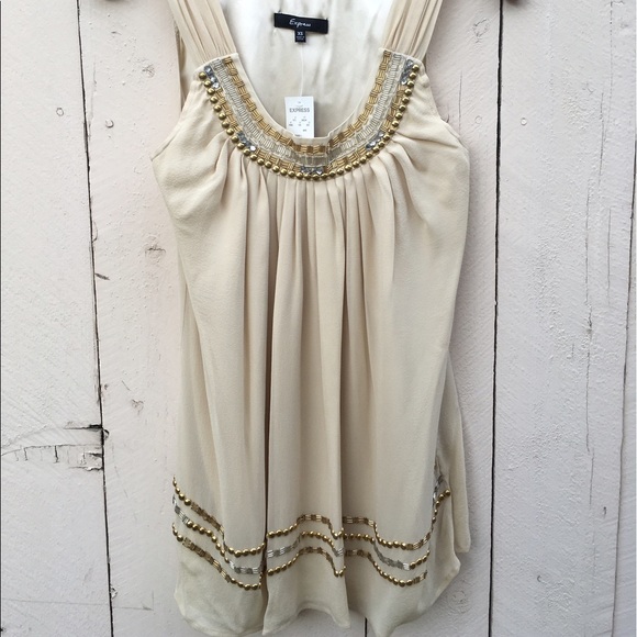 Express Beaded Fashion Top - Picture 1 of 5