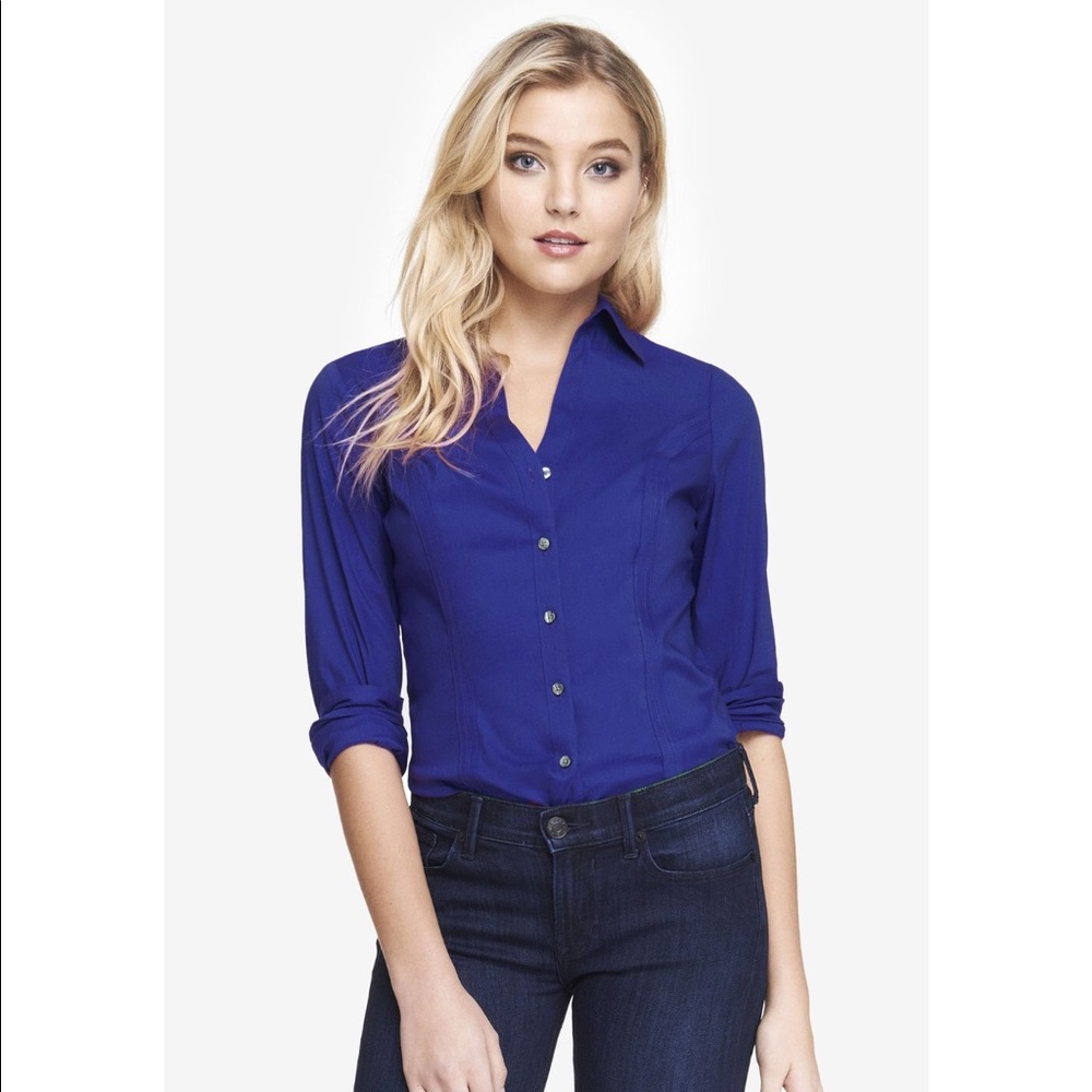 Express essential shirt - blue