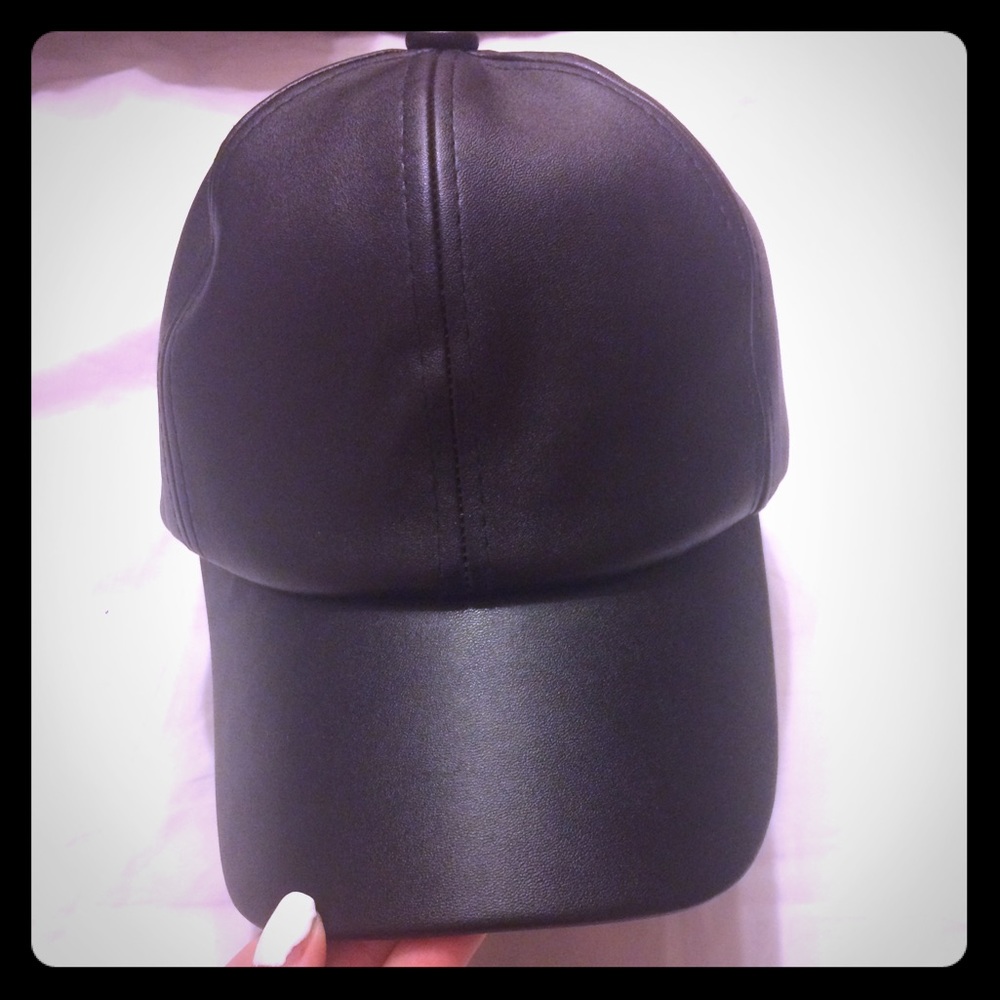 Leather hat