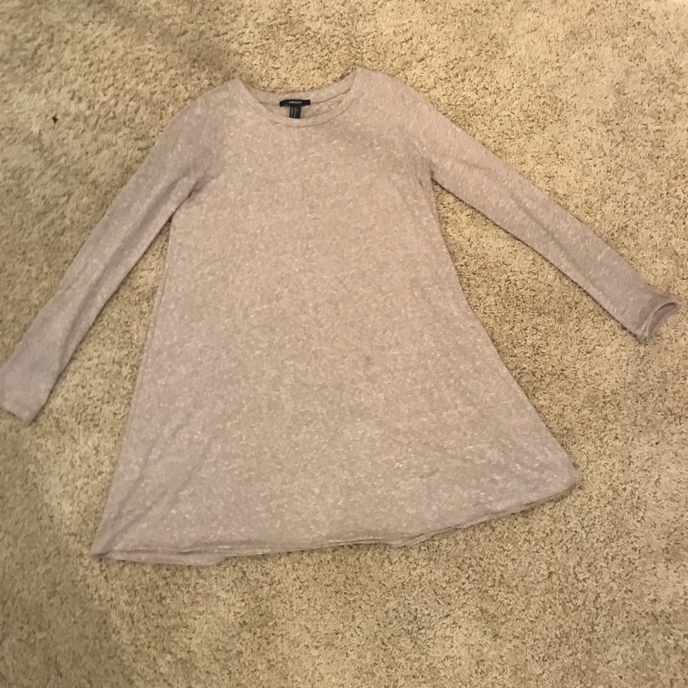 Long sleeve shift dress