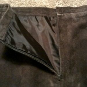 ST. JOHNS BAY NWT 20W LEATHER SKIRT