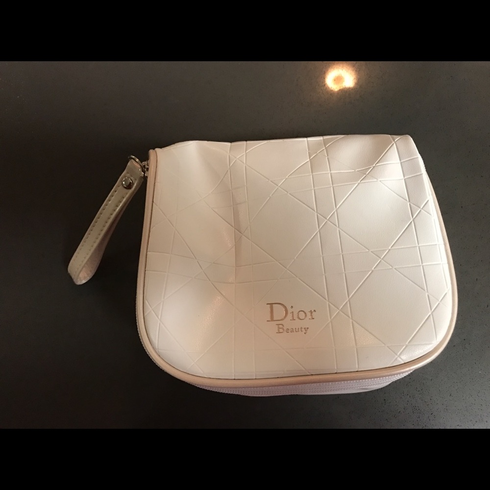 Dior makeup bag