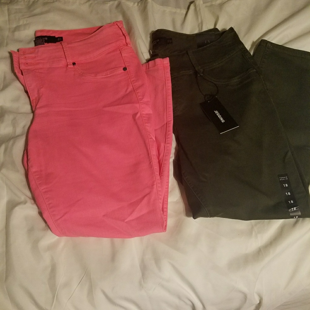 2 pair torrid pants