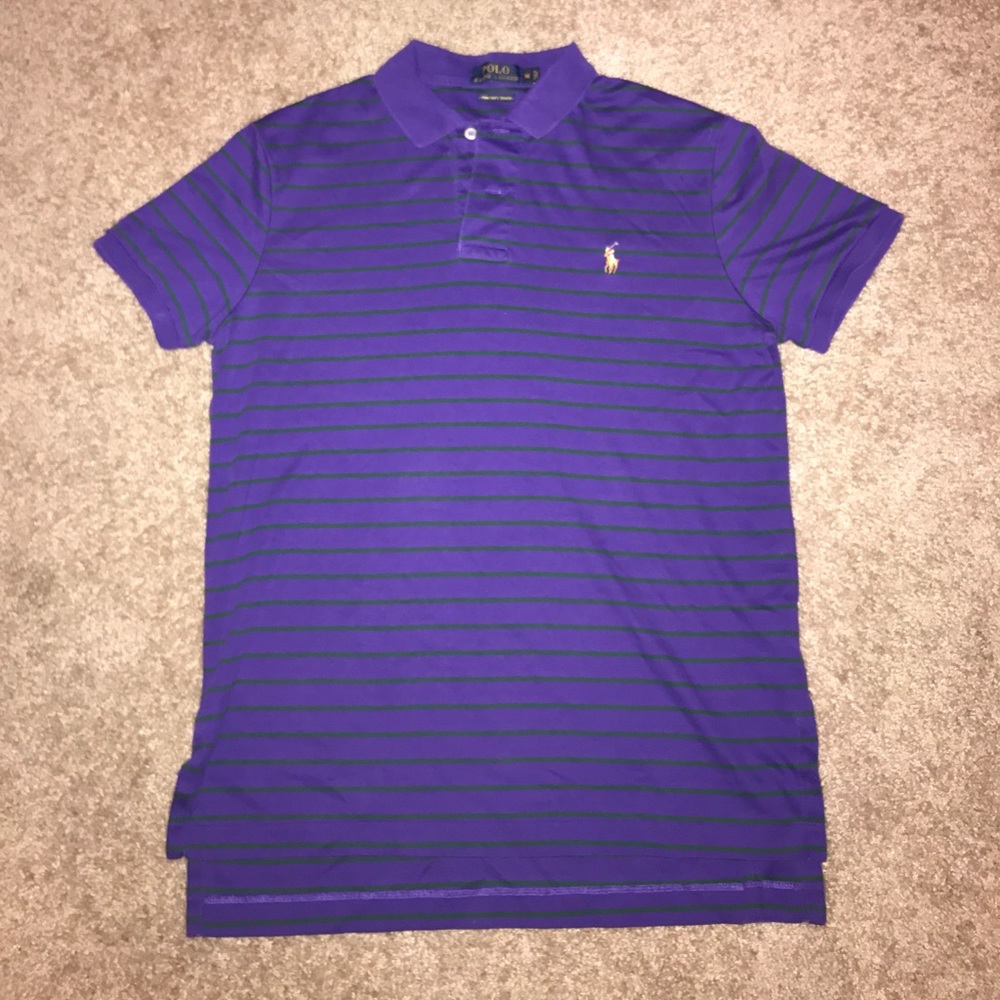 Purple and Green Ralph Lauren Polo
