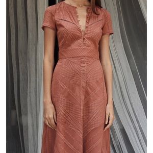 TJD Dresses - The Jetset Diaries 'Getaway Midi Dress' in Coral TJD Dresses - The Jetset Diaries 'Getaway Midi Dress' in Coral