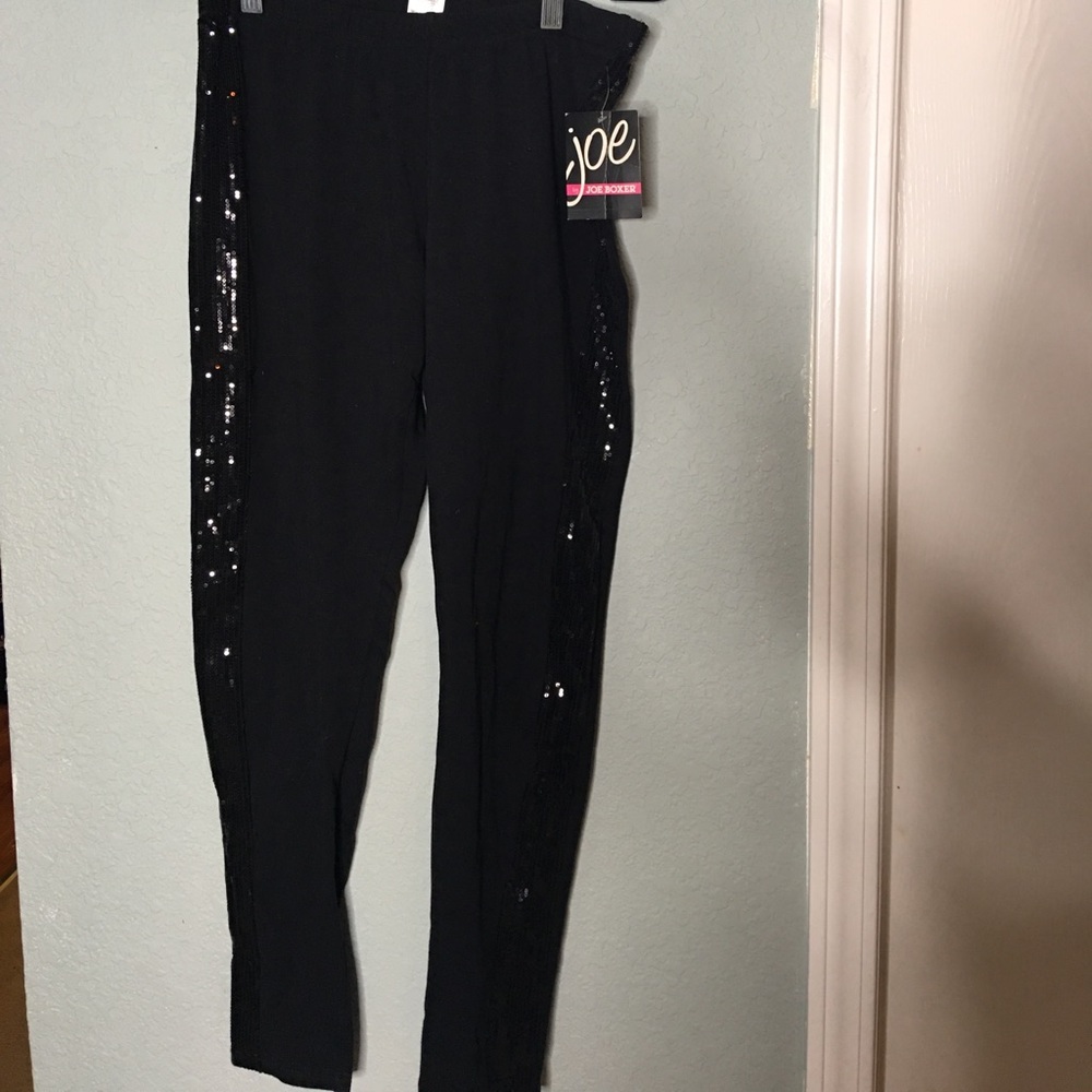 NWT Joe Boxer Sequin Leggings- New