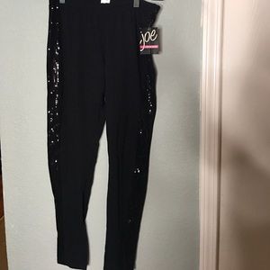 NWT Joe Boxer Sequin Leggings- New
