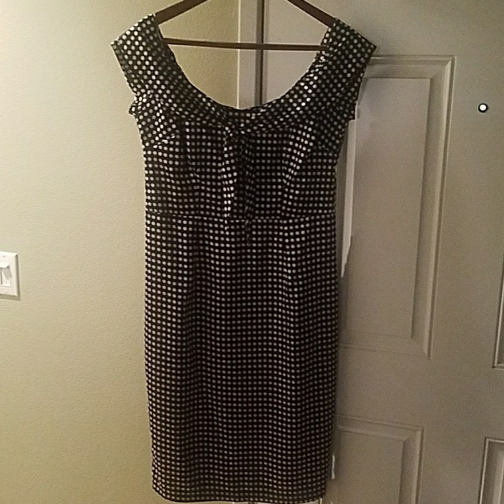 Lucky Thirteen Vintage Polka dot Pencil Dress
