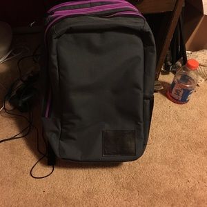 Flag Nor Fail EDC Charcoal and purple bag
