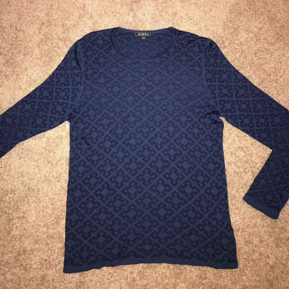 Saks Fifth Avenue Long Sleeved Patterned T-Shirt