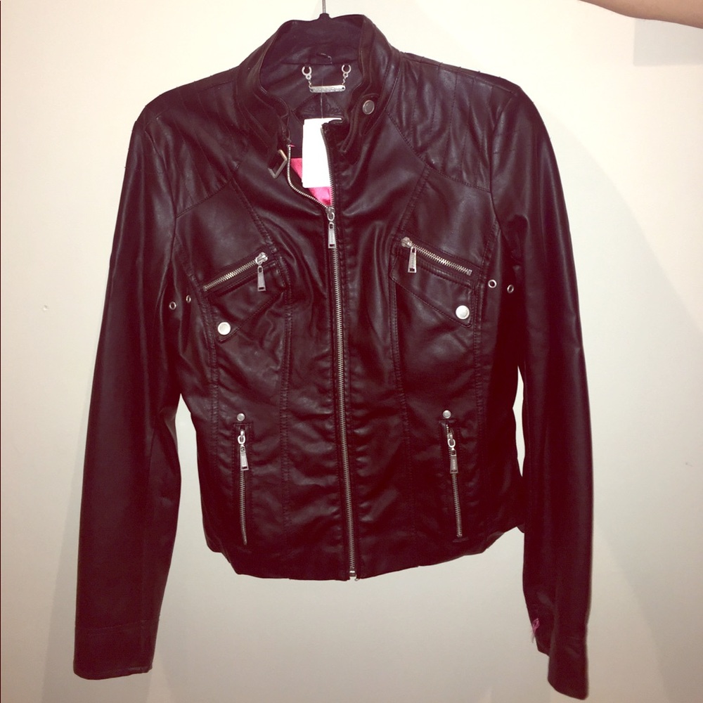 Black leather jacket. Brand new. Never worn.