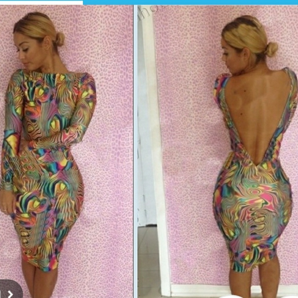 Vixen  Multi Color Dress